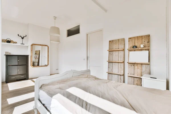 Diseño brillante dormitorio — Foto de Stock