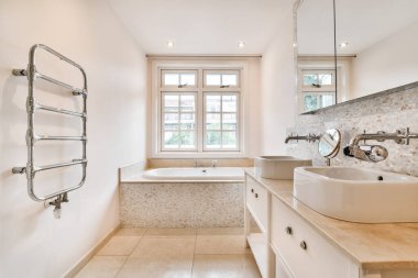 Zarif banyo tasarımı.