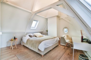 Parlak yatak odası tasarımı