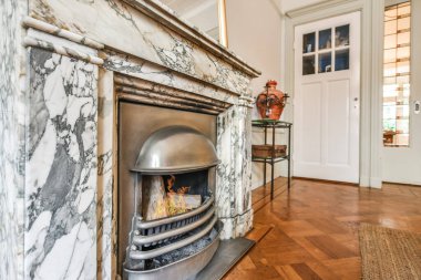 Şık şömine tasarımı