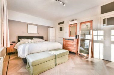 Parlak yatak odası tasarımı