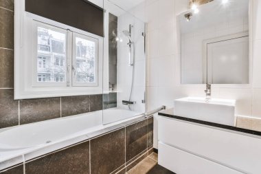 Zarif banyo tasarımı.