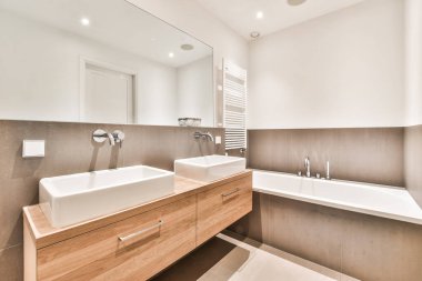 Zarif banyo tasarımı.