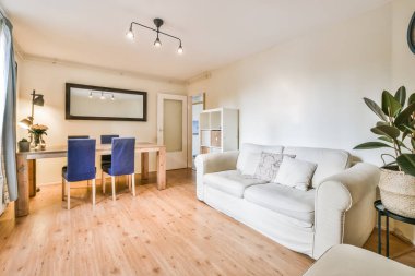 Şık bir oturma odası.