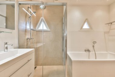 Zarif banyo tasarımı.