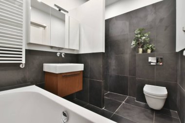 Zarif banyo tasarımı.