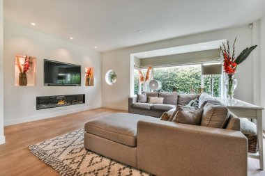 Parlak oturma odası