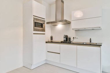 Zarif mutfak tasarımı.