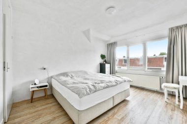 Şık yatak odası tasarımı