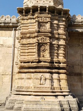 Jamie Camii 'nin tarihi yeri Pavagad Chanpaner Gujarat Hindistan' dan