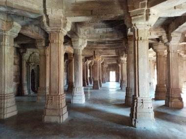 Pavagad Chanpaner Gujarat Hindistan 'ın tarihi mekânındaki Saher Ki Camii