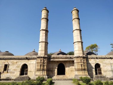 Pavagad Chanpaner Gujarat Hindistan 'ın tarihi mekânındaki Saher Ki Camii