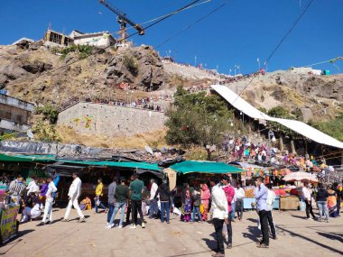 Vadodara Gujarat 'tan Hindistan yerel pazarı