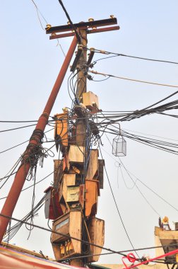 Vietnam uzak bir bölgede bir karmaşık elektrik sonrası