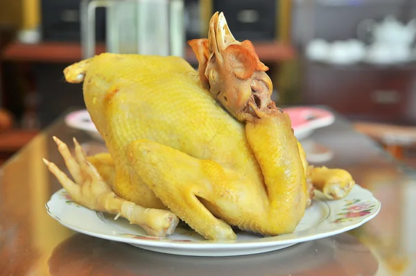 Ayam rebus untuk menyembah di tahun baru bulan di Vietnam. — Stok Foto