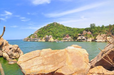 Deniz ve güzel manzaralı Resort