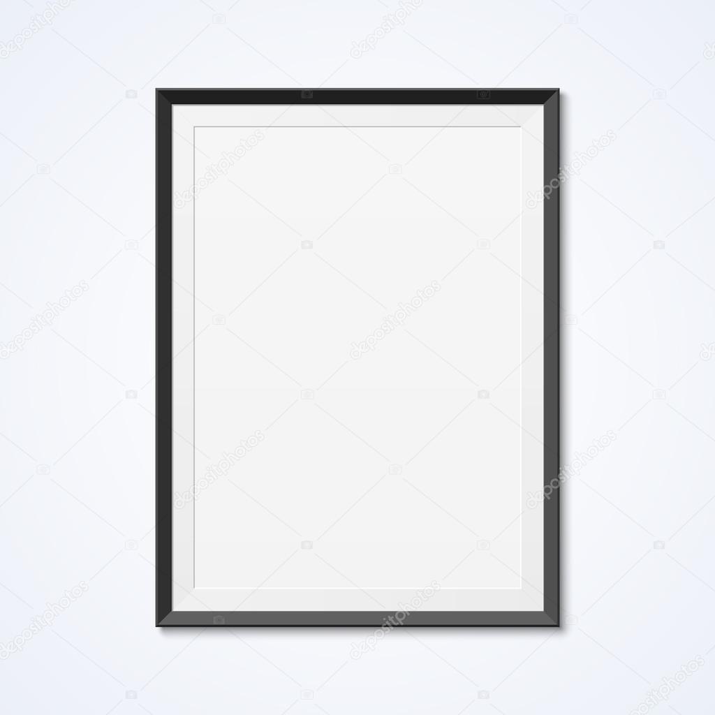 Blank frame on wall. Stock Vector Image by ©Alhovik 111811906