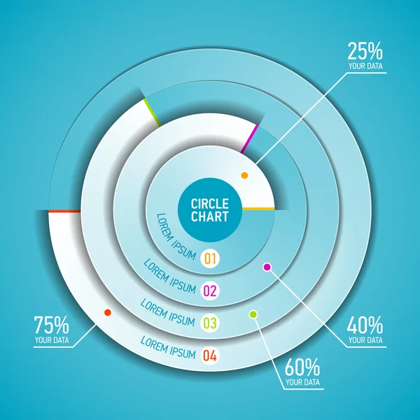 Circle Chart — Stock Vector © cteconsulting 3984043