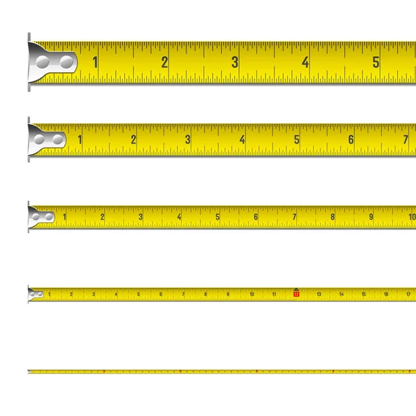 Tape measure in cm, cm and inch, cm and hand, cm and span, cm and foot
