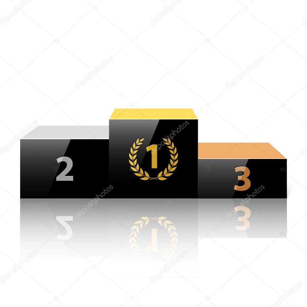 winnaars podium — Stockvector © Alhovik 69940107