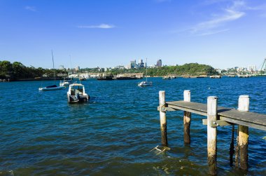 Sydney Harbour Bridge Birchgrove banliyösünde gördüm
