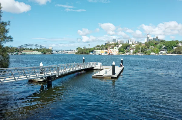 Pêcheurs à Ballast Point Park Mort Bay Sydney — Photo
