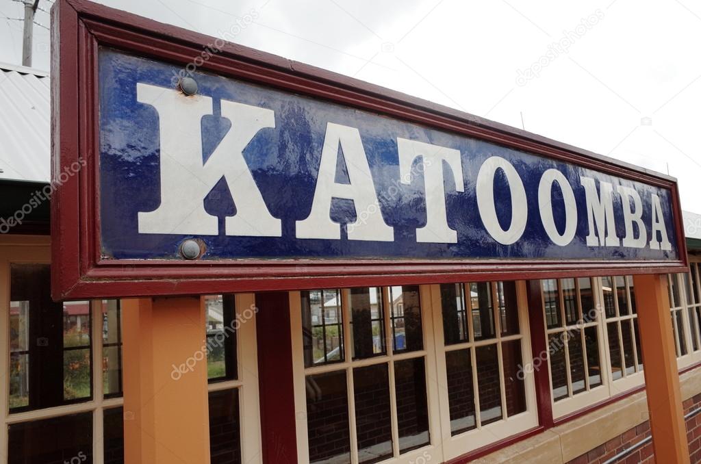 Vintage Sign for Katoomba