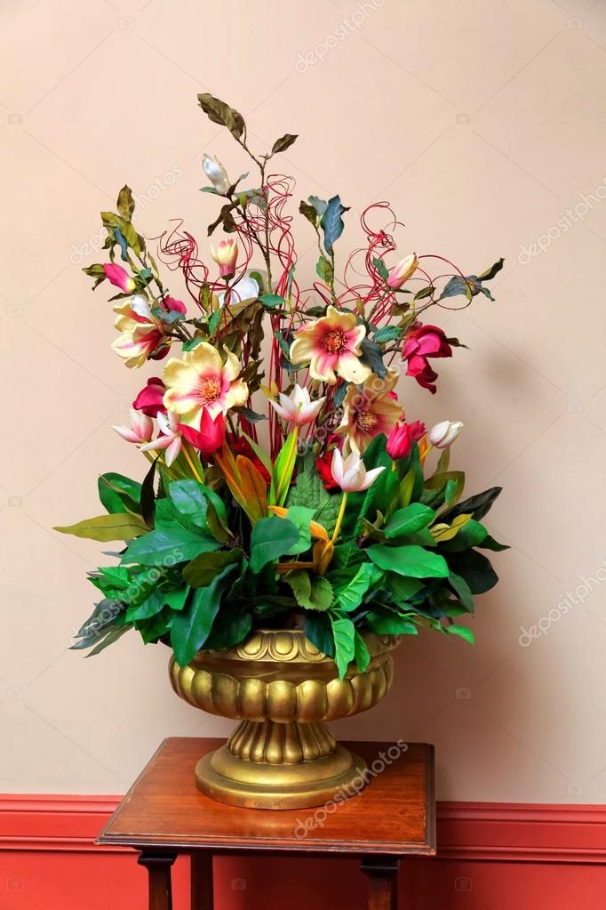 plastic flower decoration