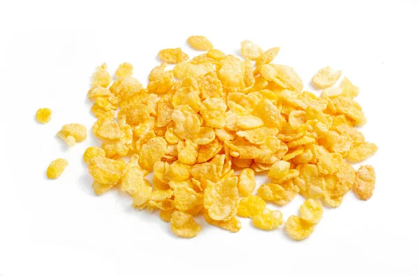 Cornflakes Isoliert Auf Weißem Hintergrund — Stockfoto