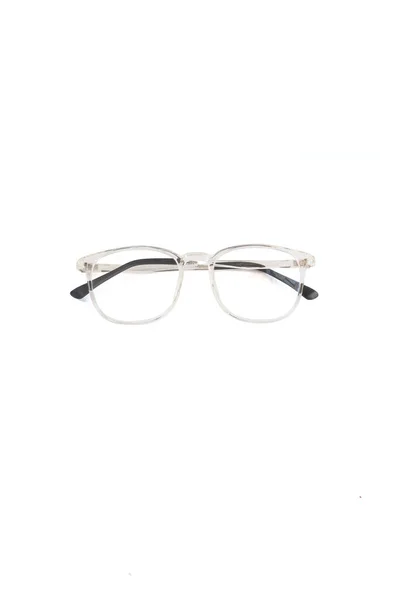 Lunettes Isolantes Sur Fond Blanc Cadre Carré Lunettes Est Blanc — Photo