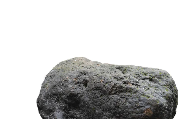 Ізольований Камінь Білому Фоні Рівер Рок — стокове фото