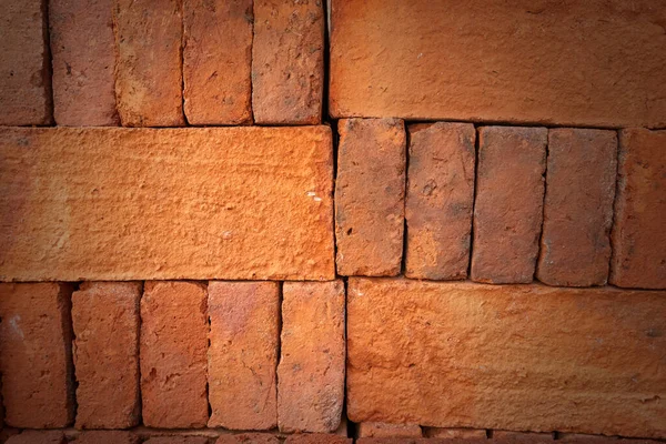 Pile of Red Brick. Red Bricks Pile Texture Backgroun