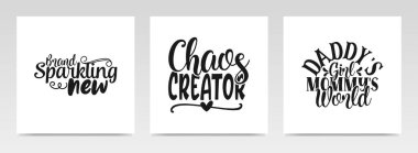 Bebek doğumu, tipografi setinden alıntılar yapıyor. Grafik tasarım ögesi.