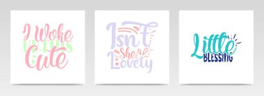 Bebek doğumu, tipografi setinden alıntılar yapıyor. Grafik tasarım ögesi.