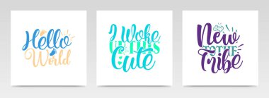 Bebek doğumu, tipografi setinden alıntılar yapıyor. Grafik tasarım ögesi.