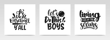 Beyzbol sporu harfli tipografi setinden alıntılar yapıyor. Grafik tasarım ögesi.