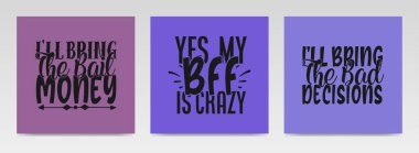 En iyi arkadaşlar harf tipografisinden alıntılar yapar. Grafik tasarım ögesi.