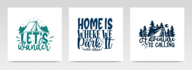 Kamp alıntıları harf tipografisi çizimi. Grafik tasarım ögesi.