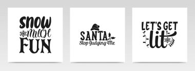 Noel alıntıları mektup tipografisi çizimi. Grafik tasarım ögesi.