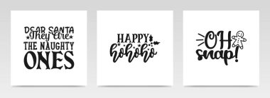 Noel alıntıları mektup tipografisi çizimi. Grafik tasarım ögesi.