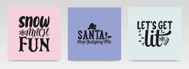 Noel alıntıları mektup tipografisi çizimi. Grafik tasarım ögesi.