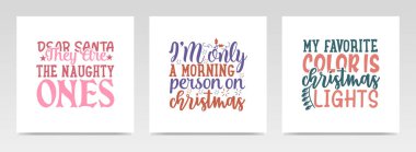 Noel alıntıları mektup tipografisi çizimi. Grafik tasarım ögesi.