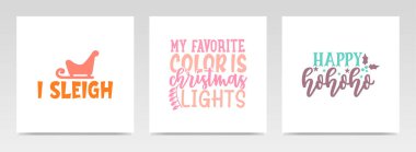 Noel alıntıları mektup tipografisi çizimi. Grafik tasarım ögesi.