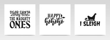 Noel alıntıları mektup tipografisi çizimi. Grafik tasarım ögesi.