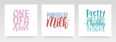 Sevimli bebek, tipografi setinden alıntılar yapıyor. Grafik tasarım ögesi.