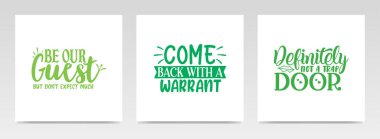 Kapı paspası harf tipografi setinden alıntılar yapıyor. Grafik tasarım ögesi.