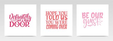 Kapı paspası harf tipografi setinden alıntılar yapıyor. Grafik tasarım ögesi.