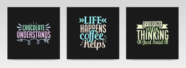 Komik alıntılar harf tipografisi çizimi. Grafik tasarım ögesi.