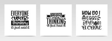 Komik alıntılar harf tipografisi çizimi. Grafik tasarım ögesi.