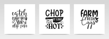 Mutfak harf tipografisi örnekleme setinden alıntılar yapıyor. Grafik tasarım ögesi.